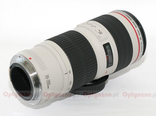 Canon EF 70-200 mm f/4L USM - Budowa i jako wykonania