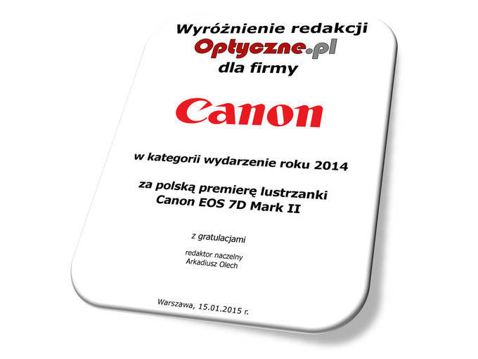 Plebiscyt na Produkt Roku 2014 - wyniki - Podsumowanie Plebiscytu na Produkt Roku 2014 wg Czytelnikw Optyczne.pl
