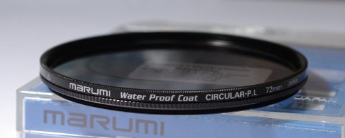Test filtrw polaryzacyjnych - Marumi Water Proof Coat Circular P.L 72 mm