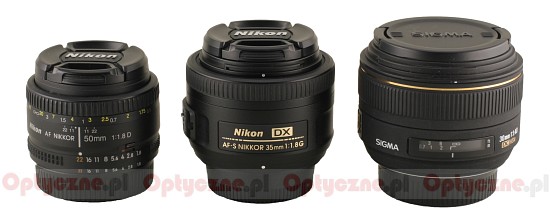 Nikon Nikkor AF-S DX 35 mm f/1.8G - Budowa i jako wykonania