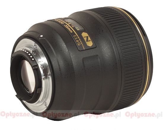 Nikon Nikkor AF-S 35 mm f/1.4G - Budowa i jako wykonania