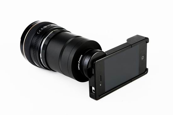 Adapter Canon EF i Nikon F do iPhone'a