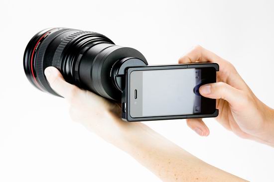 Adapter Canon EF i Nikon F do iPhone'a