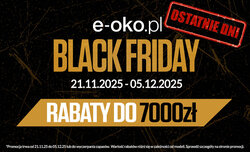 Ostatnie dni promocji Black Friday w e-oko Ostatnie dni promocji Black Friday w e-oko