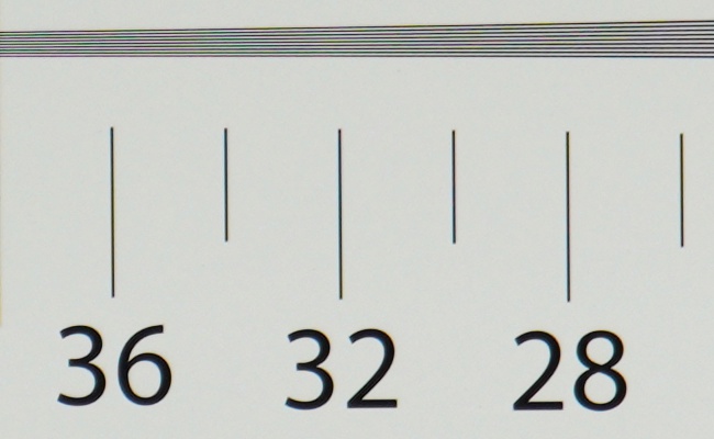 Samyang AF 35-150 mm f/2-2.8 FE - Rozdzielczo obrazu