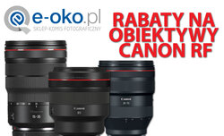 Zimowe rabaty na obiektywy Canon RF w e-oko.pl