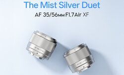 Srebrne obiektywy Viltrox Srebrne obiektywy Viltrox