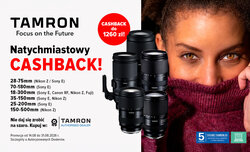 Ostatni tydzień promocji Tamron Cashback Ostatni tydzień promocji Tamron Cashback