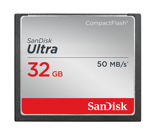 Karty SanDisk CompactFlash 32GB ultra (50 MB/s) ju w sprzeday