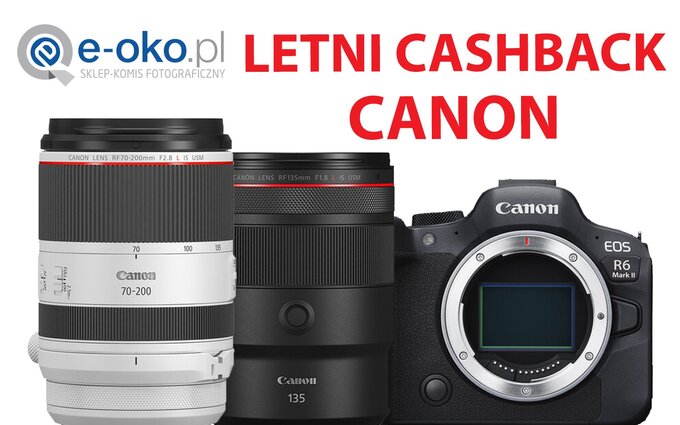 Letni cashback Canon w e-oko