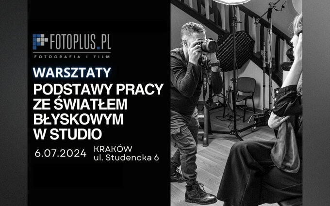 Foto-Plus zaprasza na warsztaty fotografii studyjnej 