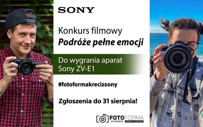 Fotoforma krci z Sony