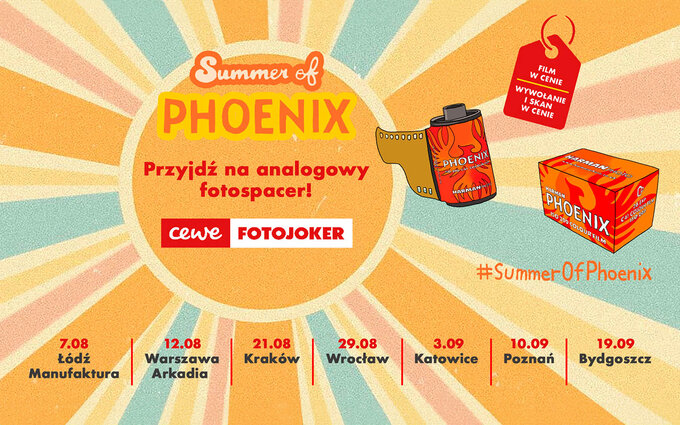 Lato z Phoenix - analogowe fotospacery w salonach CEWE