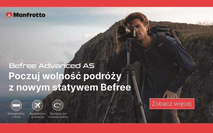 Nowe modele statyww Manfrotto Befree