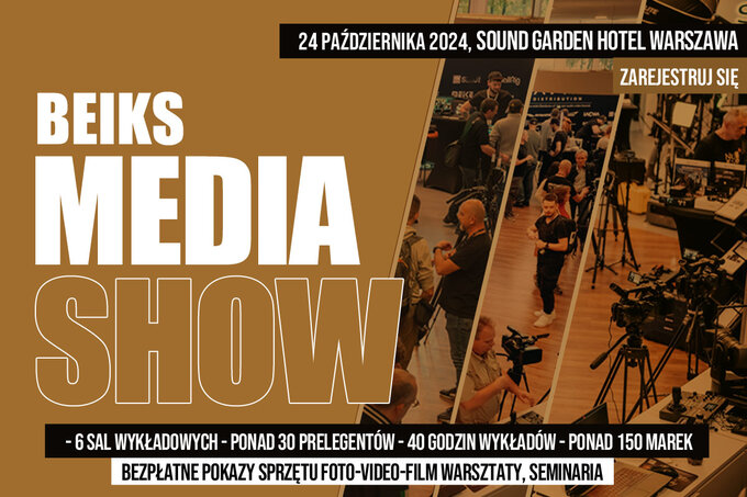 BEiKS Media Show 2024 - pierwsi prelegenci