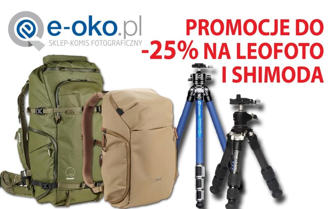 Promocje Leofoto i Shimoda w e-oko